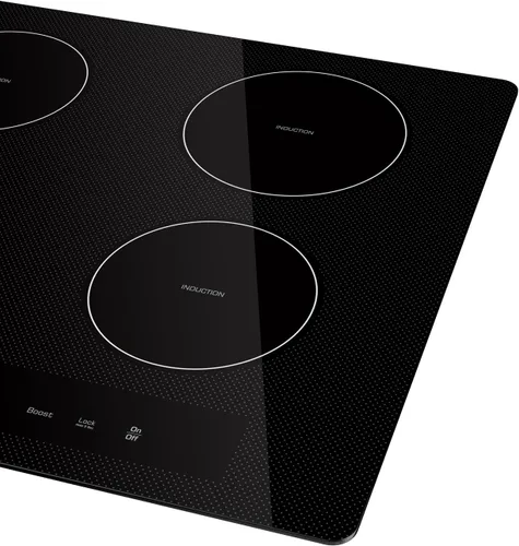 Miniatura 3 de Empava - Anafe eléctrico de inducción de 24 pulgadas con 4 quemadores de potencia máxima, superficie lisa de vidrio cerámico vitro en negro, 61 cm