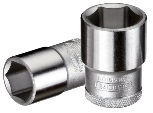 Miniatura 2 de GEDORE 1500 CT1-19 Juego de zócalos 1/2", hexagonal, en 1/3 módulo de herramienta de comprobación