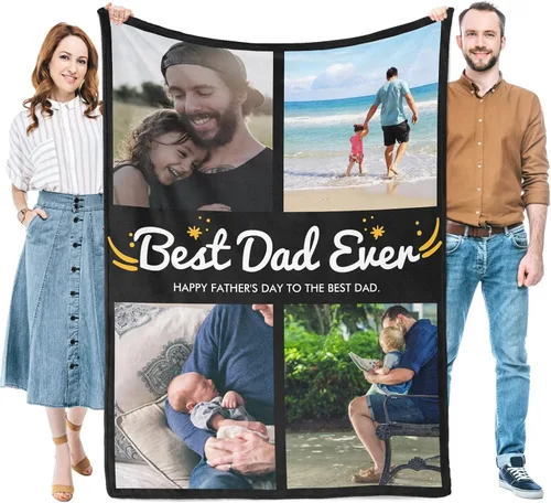 Regalos personalizados para el día del padre, cobijas personalizadas con fotos, cobija personalizada con foto, cobijas con fotos personalizadas,