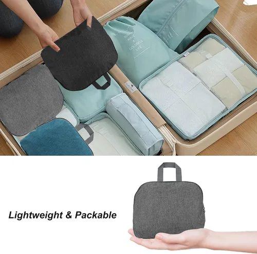 Miniatura 5 de TANTOMI Mochila plegable ultraligera de 25 litros, mochila de senderismo plegable para viajes, saco de gimnasio de bolsillo compacto