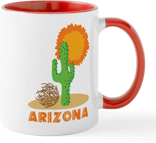 Miniatura 10 de CafePress ARIZONA Mugs Taza de café de cerámica de 11 oz (11.0 fl oz)