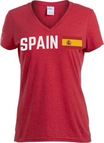 Miniatura 53 de Nations of the World - Camiseta con cuello en V para mujer