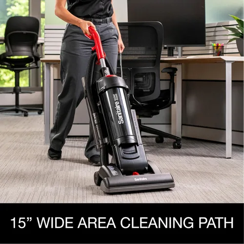 Miniatura 3 de Sanitaire Force SC5845D - Aspiradora vertical comercial, color negro