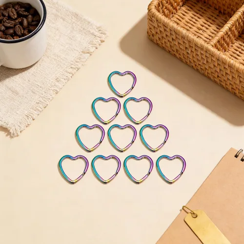 Miniatura 7 de 10pcs Key Chains Rings