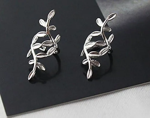 Miniatura 4 de Pendientes de plata de ley S925 con clip para las orejas (1 par)