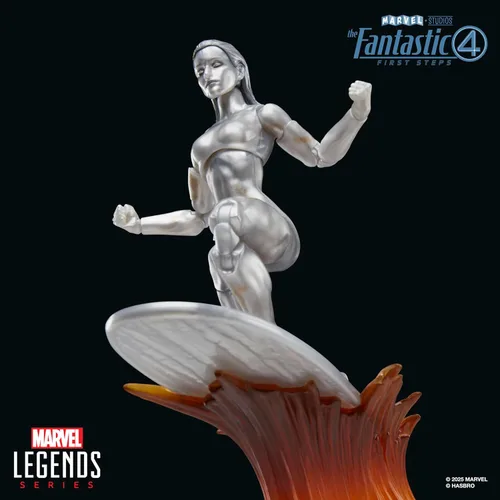 Miniatura 6 de Serie Marvel Legends Silver Surfer, La Primera Película de Los Cuatro Fantásticos: Figura de acción coleccionable de 6 pulgadas