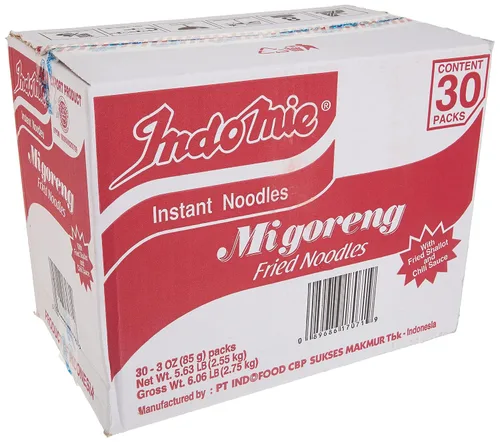 Miniatura 5 de Indomie Mi Goreng - Fideos salteados instantáneos, certificado Halal, sabor original (paquete de 30)