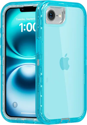 Miniatura 59 de Follaroma para iPhone 11, Funda Resistente a Prueba de Golpes, Protección Anti-Caída, Funda Protectora Transparente de Doble Capa Compatible