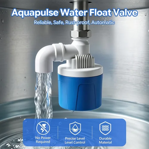 Miniatura 6 de 2 Válvulas de flotador de pulso de agua de entrada superior de 1/2 pulgada, sistema de control automático de agua Aquapulse, mini válvulas