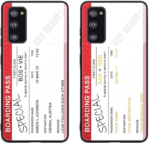 Miniatura 213 de Funda de teléfono personalizada para Samsung Galaxy S22+ / S22 Plus 5G, funda de TPU suave de vidrio templado antiarañazos personalizada con foto