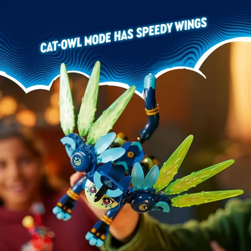 Miniatura 4 de LEGO DREAMZzz Zoey and Zian The Cat-Owl, juego de construcción de juguetes de animales inspirado en programas de televisión para niños, juguete