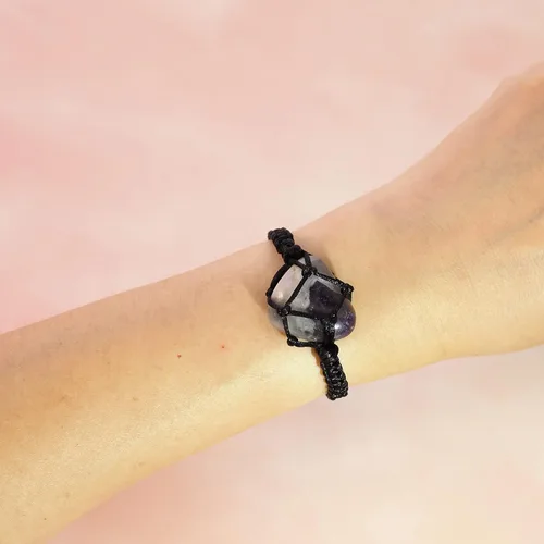 Miniatura 7 de BOHO GARDEN Pulseras de cristal curativo cuentas con piedra preciosa real, cuerda ajustable