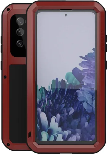 Miniatura 10 de LOVE MEI Funda militar resistente para Samsung Galaxy S20 FE 5G, con protector de pantalla de vidrio templado, a prueba de golpes, a prueba