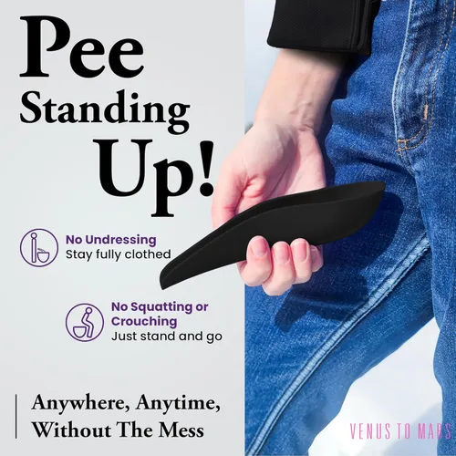 Miniatura 2 de VENUS TO MARS Female Urinal Female Urination Device Womens Pee Funnel for Camping - Car - Travel - Festivals - Porta Potty - Outdoor Activities