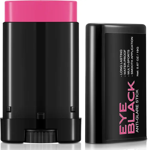 Miniatura 10 de Palo negro para ojos, antirreflejos, para béisbol, sóftbol, fútbol, hockey, lacrosse, a prueba de sudor, pintura de grasa negra para ojos