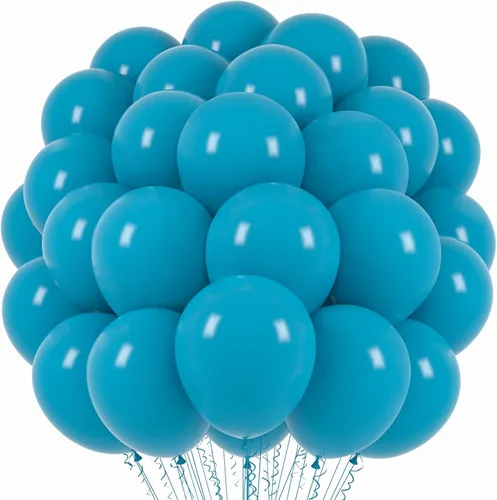 Miniatura 90 de Voircoloria - Globos azul bebé claro, paquete de 66 globos de 12 pulgadas de látex para fiestas para niños y niñas, para cumpleaños, baby shower, 16