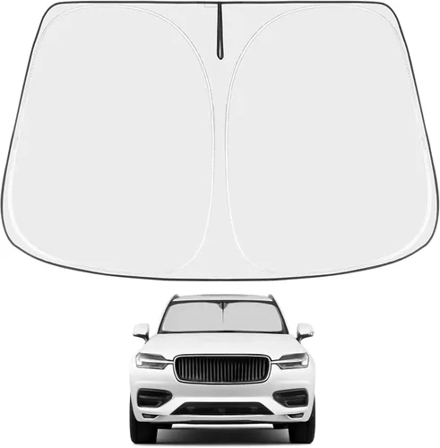 Miniatura 76 de Proadsy Parasol para parabrisas actualizado 2025, ajuste personalizado Dodge RAM 1500 2Dr 2019-2024 2025, 4 capas, plegable, protector de parasol