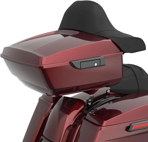 Miniatura 11 de Moto Onfire King Tour - Maletero con almohadilla de respaldo para Harley Touring 1997+ (Barracuda Silver)