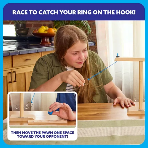 Miniatura 3 de Hook & Ring Family de Relatable, el emocionante juego de lanzamiento de anillos para reuniones familiares, grandes juegos para 2 jugadores