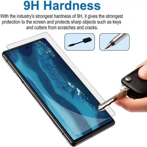 Miniatura 6 de [Compatible con huellas dactilares] [2 unidades] de vidrio templado para Google Pixel 6 protector de pantalla [2021], con [alineación] diseñado