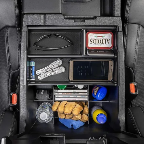 Miniatura 3 de Vehicle OCD - Divisor de consola central y organizador de bandejas para Toyota Tundra (2014-2021) - Fabricado en Estados Unidos