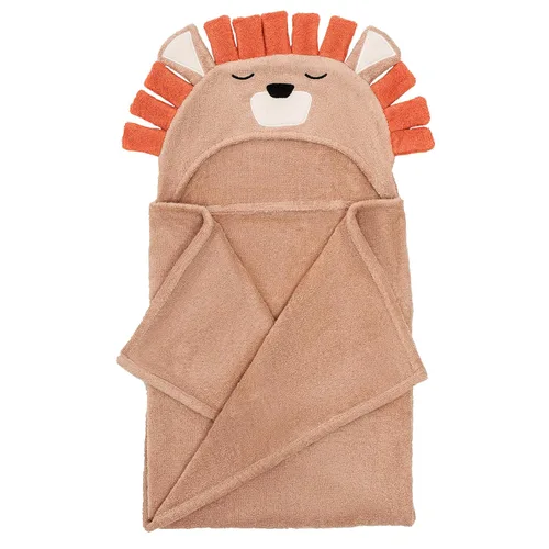 Miniatura 9 de Natemia Toalla de bebé con capucha ultra suave de alta calidad, diseño animal mapache gris, recién nacido a niño pequeño, fabricada en Turquía