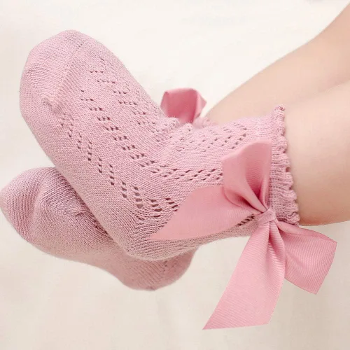 Miniatura 13 de Toptim Calcetines de tobillo para niñas pequeñas, calcetines casuales transpirables