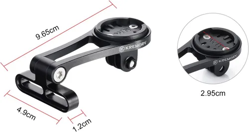 Miniatura 4 de Soporte de bicicleta para Wahoo Elemnt, Bolt, Roam, Mini - Soporte de computadora de bicicleta de aleación de aluminio ajustable
