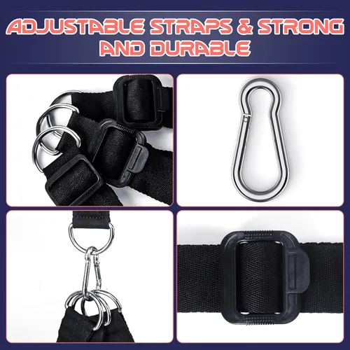Miniatura 2 de Columpio sexual para puerta con asiento, juguetes sexuales para adultos, eslingas de amor para parejas adultas con correas ajustables, soporta hasta