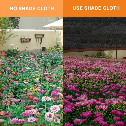 Miniatura 6 de Storystore Tela de sombra 40% con ojales, 10 pies x 16.4 pies, lona de malla para jardín, para invernadero, cubierta, patio, plantas, flores, pollo