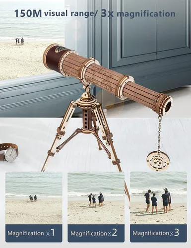 Miniatura 4 de ROKR Rompecabezas de madera 3D para adultos, divertidos kits de modelos para niños y niñas, juguetes temáticos de aventura
