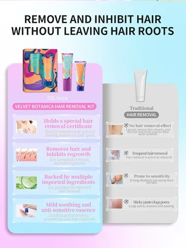 Miniatura 5 de Crema depilatoria para hombres y mujeres, crema depilatoria sin dolor con gel calmante para la piel para áreas privadas, brazos, piernas, vello