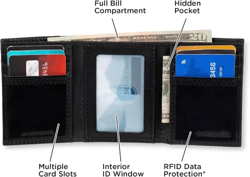 Miniatura 17 de Columbia Billetera triple RFID para hombre
