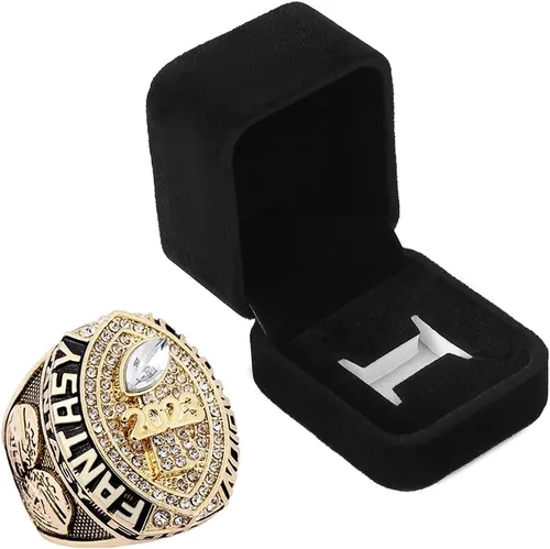 Miniatura 5 de Anillo de trofeo de campeonato de fútbol de fantasía 2023 Premio de anillo de premio Deportivo MVP ganador del Campeonato de la Liga FFL