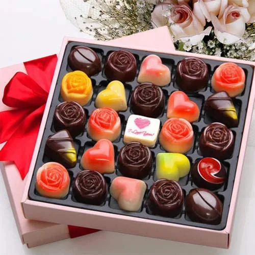 Miniatura 7 de Paquete de 2 moldes de silicona para el día de San Valentín, moldes de caramelo de chocolate, moldes de rosa para hornear, bandeja de silicona