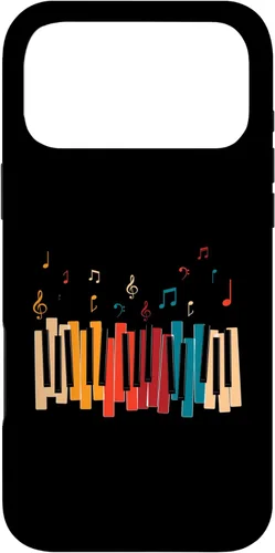 Miniatura 22 de iPhone 11 Pro Notas de Música Teclado Colorido Piano Case