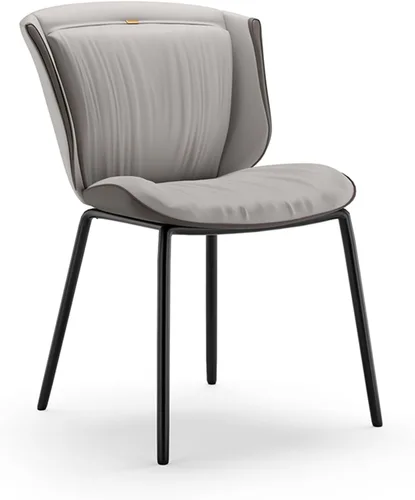 Miniatura 11 de Light Luxury Dining Chair, Simple Modern Leisure Chair with Backrest, Color Matching Design, Enhance the Sense of Space, Suitable for Kitchen