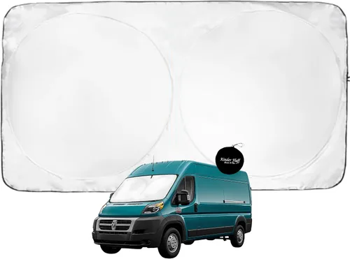 Miniatura 102 de Kinder Fluff Parasol para parabrisas Protección solar reflectante patentada para automóvil, certificado 99% de bloqueo UVR, interior fresco