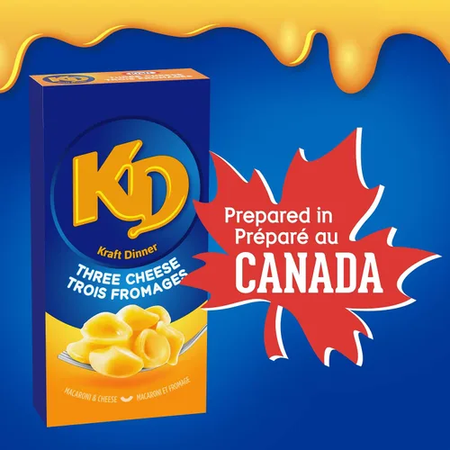 Miniatura 4 de Kraft Dinner, Tres queso, macarrones y queso, 7.05 oz/7.1 onzas, (paquete de 24) {Importado de Canadá}
