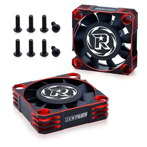 Miniatura 15 de 2 Pack Ventilador de Refrigeración de Motor de 40mm 16000RPM Ventilador de Refrigeración RC ESC Disipación de Calor para Coche RC 1/10 1/8
