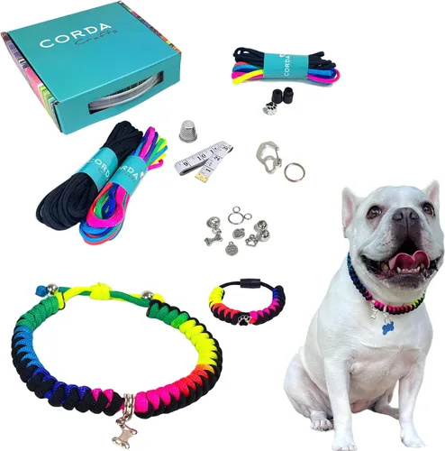 Miniatura 13 de CORDA Crafts - Kit de cuerda de paracaídas - Accesorios completos para hacer collar de perro y pulsera a juego del dueño - Tutorial en video fácil