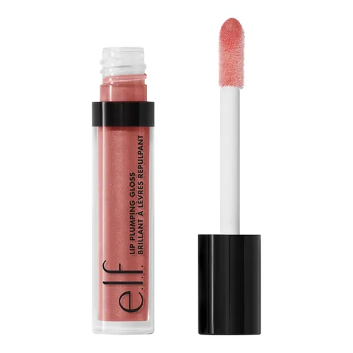 Miniatura 15 de e.l.f. Brillo de labios con efecto voluminizador, color transparente de alto brillo, hidrata y crea labios más llenos con vitamina E, vegano y sin