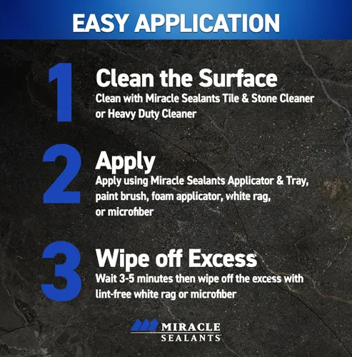 Miniatura 10 de Miracle Sealants 511 Porous Plus - Sellador penetrante prémium para encimeras, piedras y azulejos, paquete de 4