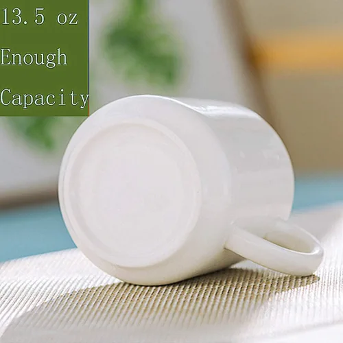 Miniatura 6 de Taza de café divertida de cerámica con caricatura 3D Vaca pequeña