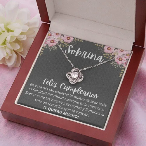 Miniatura 5 de Regalo de Cumpleaños Para Sobrina, Feliz Cumpleaños Sobrina, Mejor Regalo Para Mi Sobrina, Regalo para sobrina, Español, Collar Para Mujer, Collar