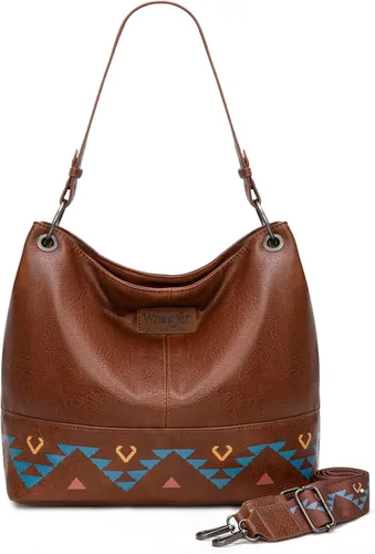 Miniatura 139 de Wrangler Hobo - Bolsas para mujer de cuero vegano con asa superior, bolsos de hombro y bolsos