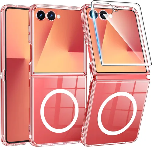 Miniatura 564 de FNTCASE Funda para iPhone 13 Pro-Max: Fundas magnéticas transparentes compatibles con Magsafe Slim anti amarillamiento protección contra caídas