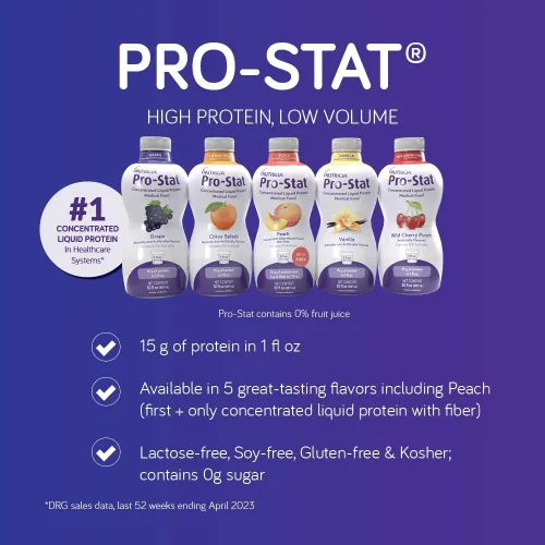 Miniatura 3 de Pro-Stat Proteína líquida concentrada de alimentos médicos dosis unitaria - Citrus Splash, 1 onza líquida (paquete de 24)