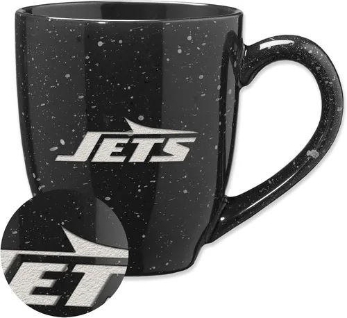 Miniatura 58 de Rico Industries - Taza de café de cerámica con grabado láser de color del equipo de fútbol de la NFL, 16 oz