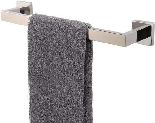 Miniatura 18 de TocTen Toallero de Baño - Base Cuadrada Engrosada SUS304 Barra de Toallas de Acero Inoxidable para Baño, Accesorios de Baño Varilla de Toallas